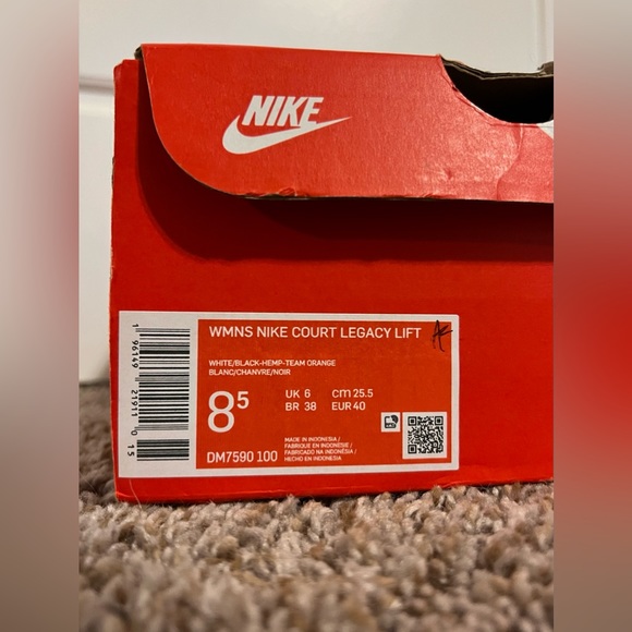 NWT NIKE Womens Court Legacy Lift Sneaker 8.5 - Picture 8 of 8